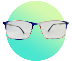 mystery rectangle unisex eyeglasses