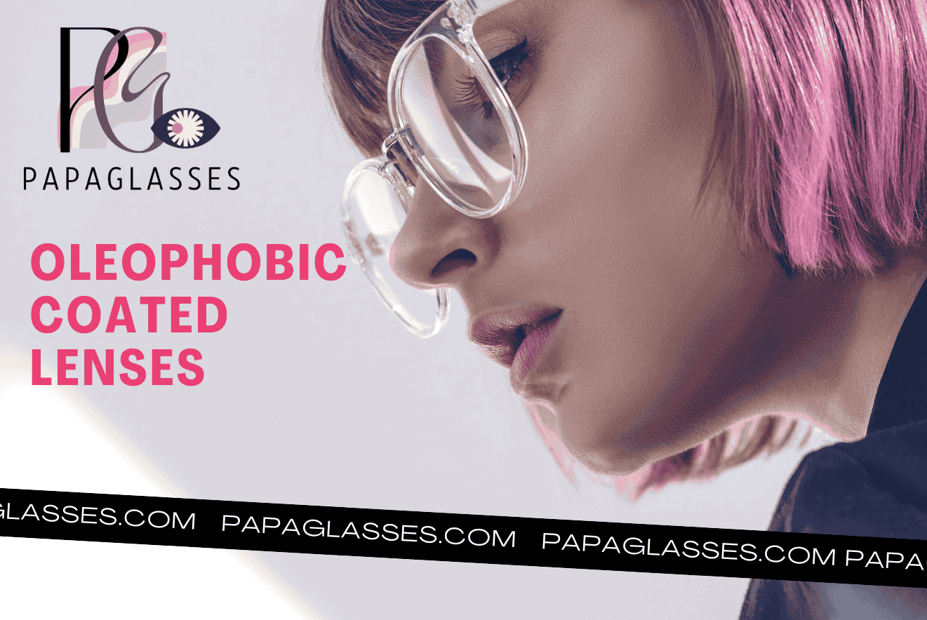 Oleophobic coated lenses